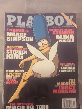 PLAYBOY Marge Simpson Cover - 2007 & Victoria Secret Alina Puscau